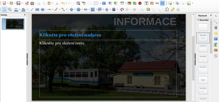 Šablony pro Impress a PowerPoint